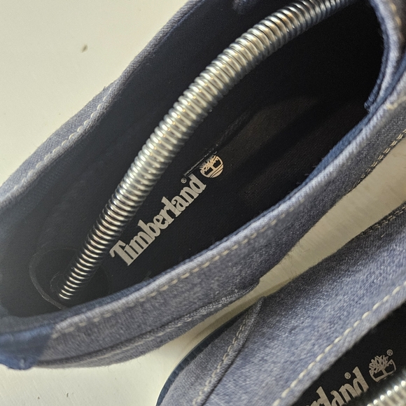 Timberland Men`s Woodhull Denim Canvas Oxford Dress Casual Shoe Sz 12 - Picture 11 of 14